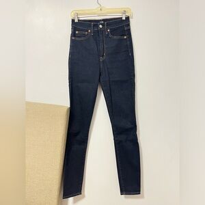 Gap High Rise True Skinny Jeans Dark Wash Size 2/26R